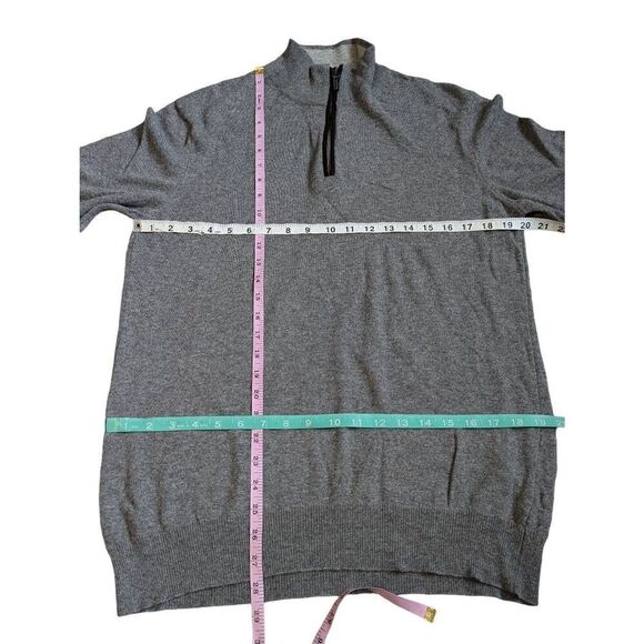 Filippo Riberti men's merino wool blend gray pull-over sweater XL - Picture 3 of 7